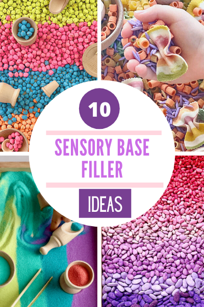 10 Base Filler Ideas for Sensory Trays - Bright Little Brains Blog